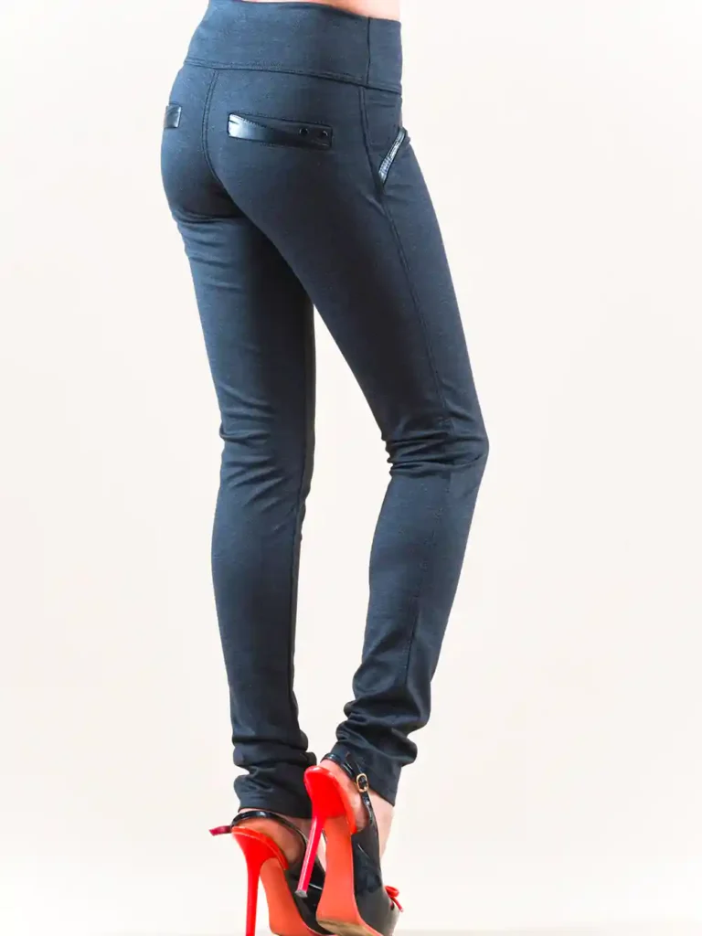 Girl wearing a tight jean