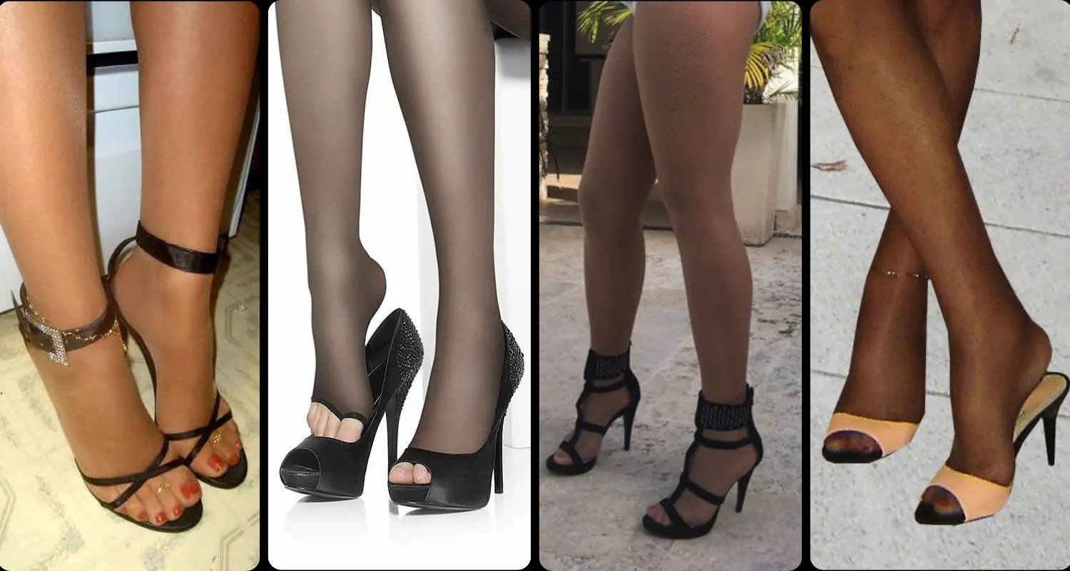 Can you wear tights with open-toe heels