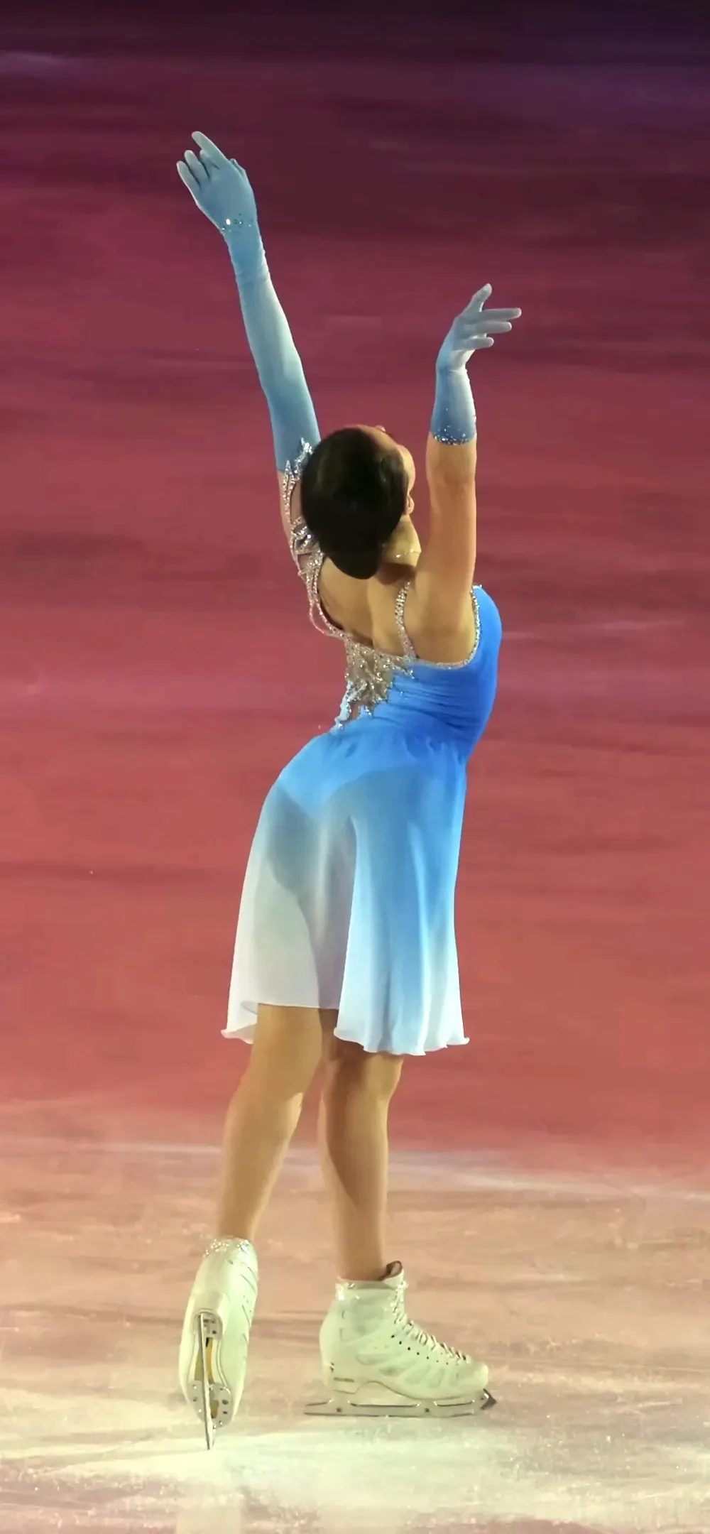 Female figure skater dress