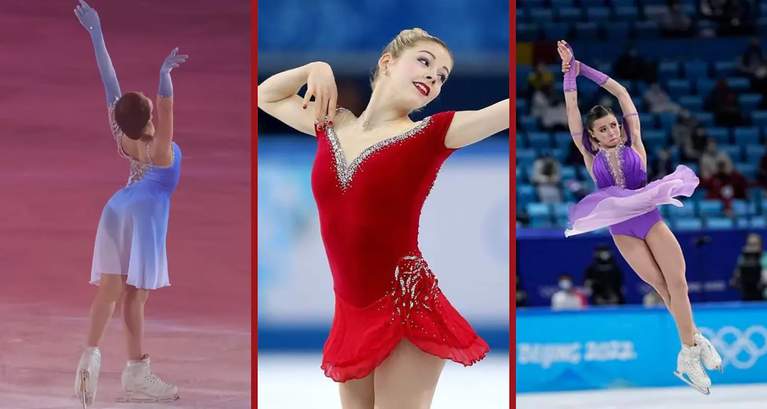 Why do female figure skaters wear skirts
