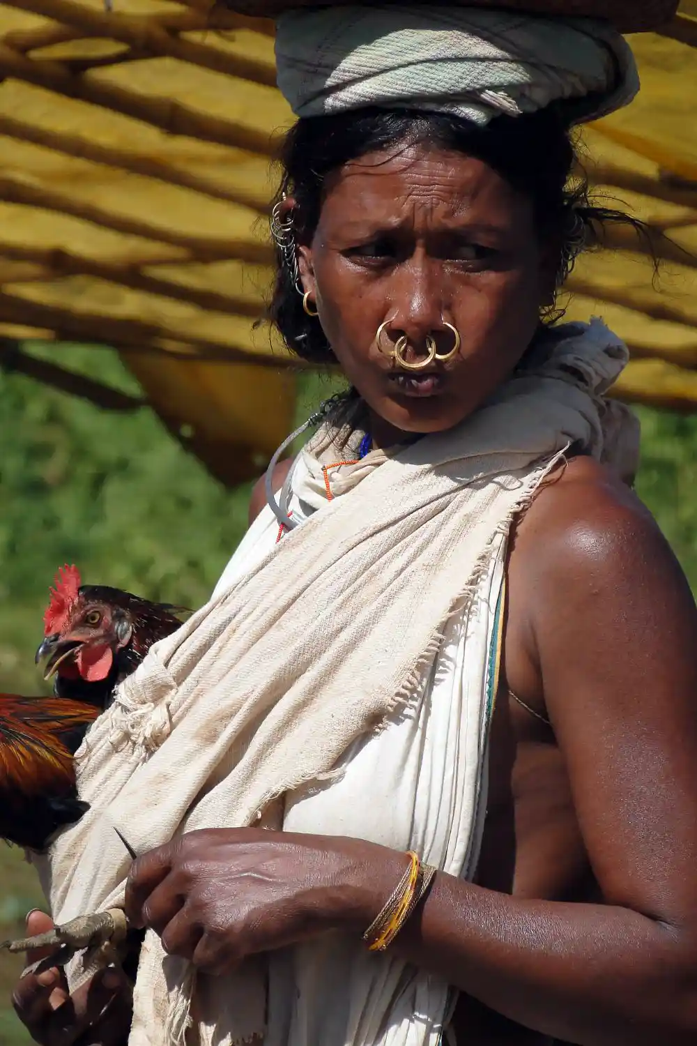 Tribal women not wear a bra