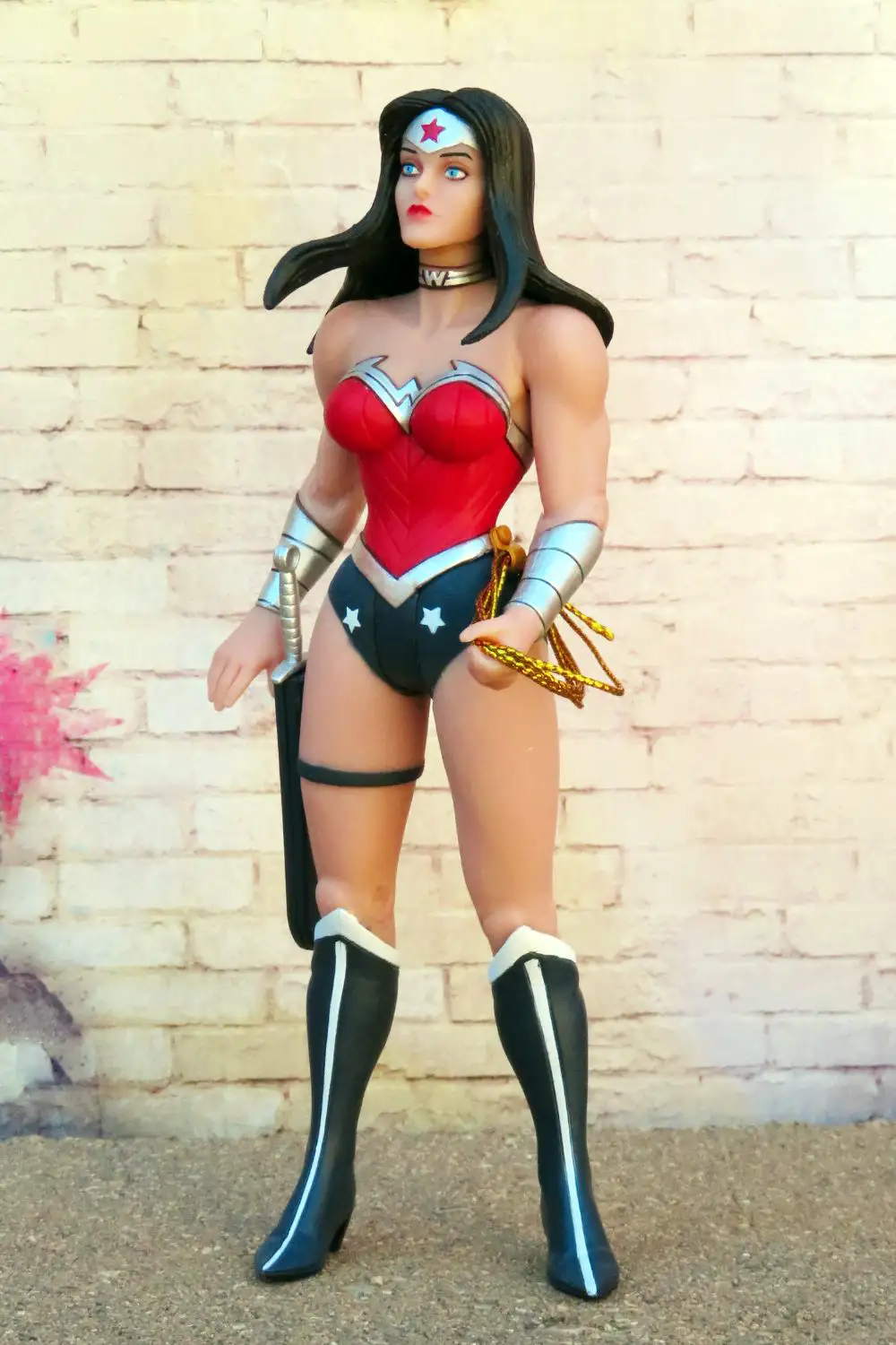 Female superhero wearing skimpy outfit
