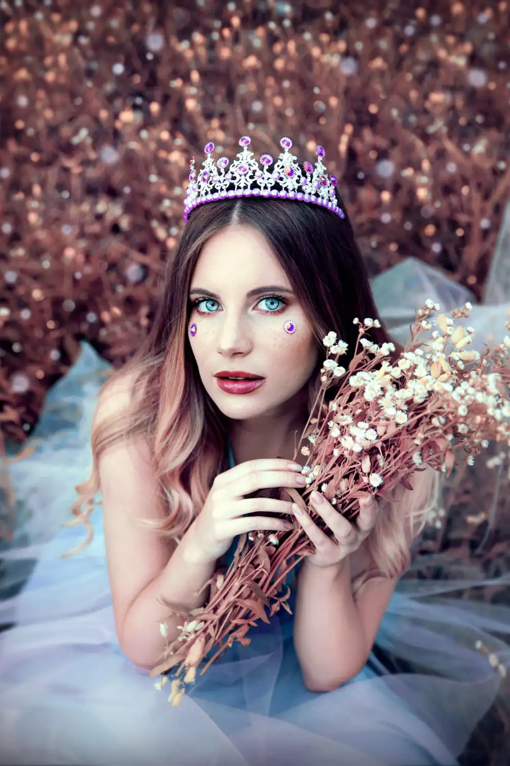 Young lady with tiara