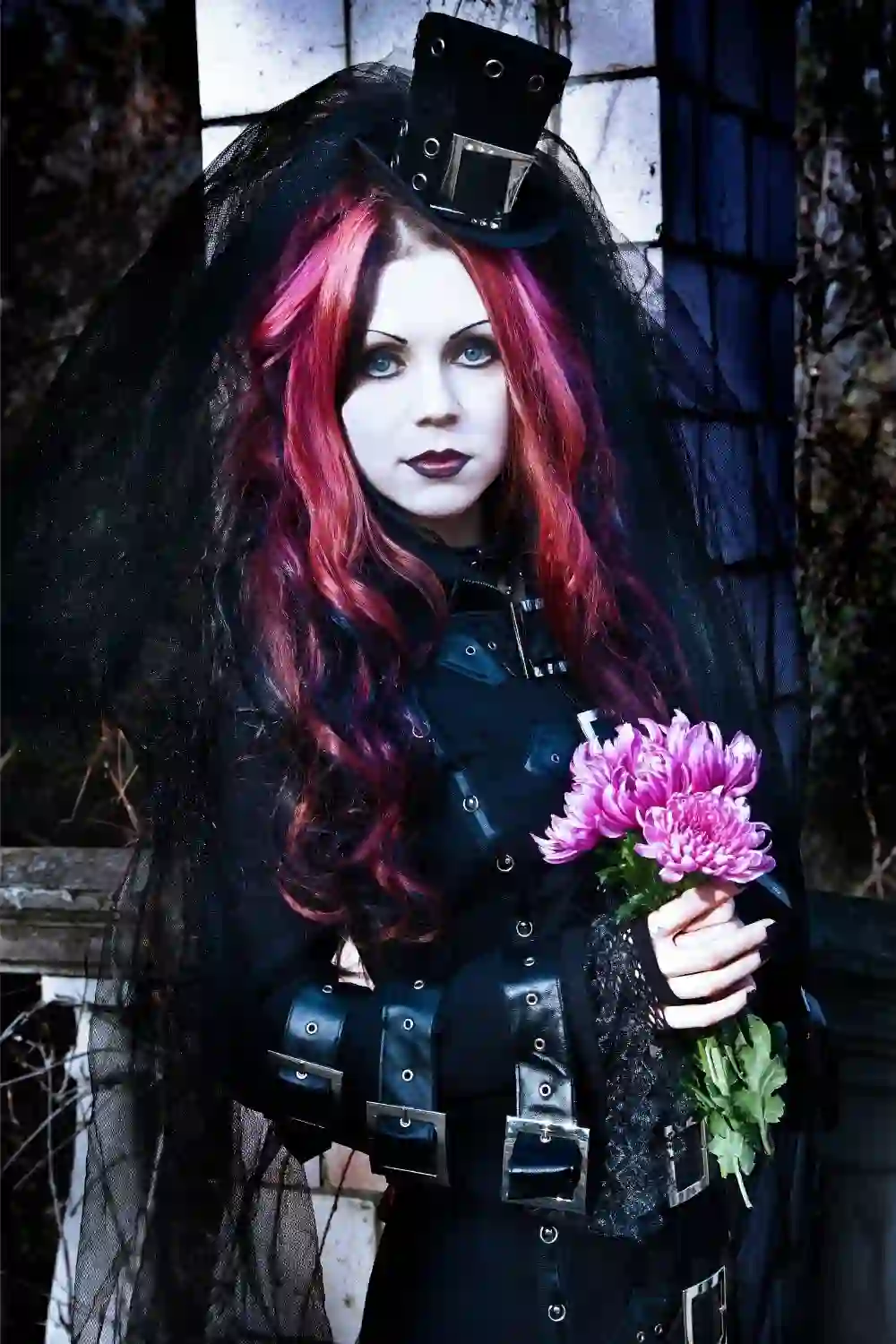 Beautiful goth girl