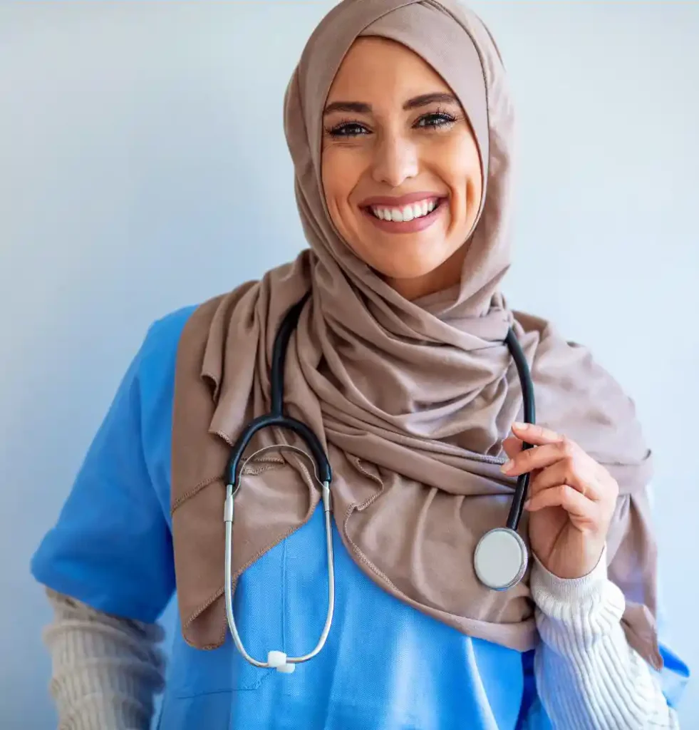 Female muslim nurse
