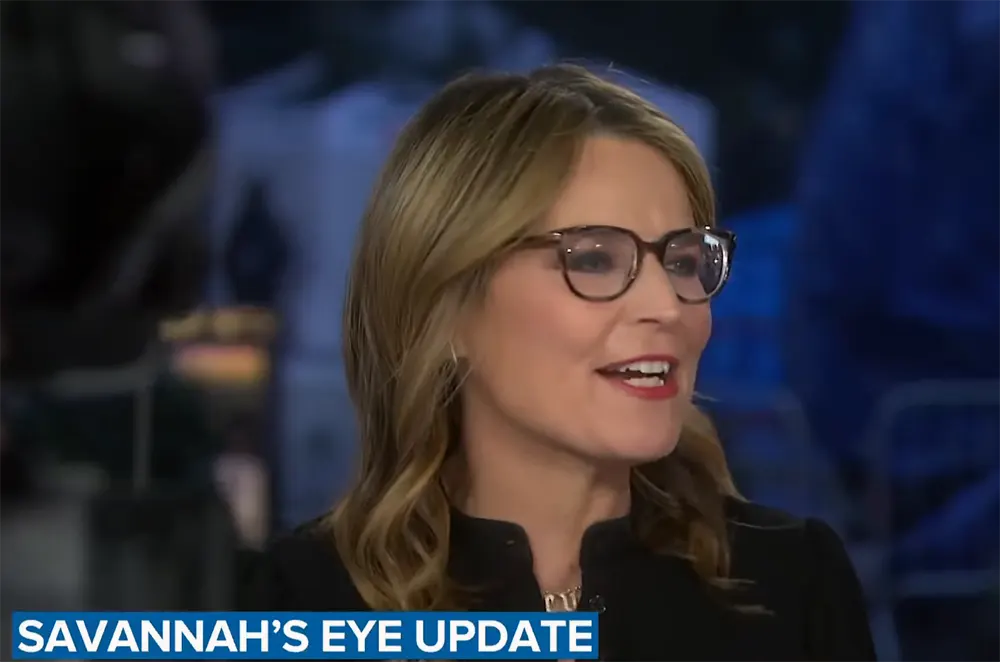 Top 20 Female News Anchors Who Wear Glasses 5 Savannah Guthrie wearing glasses