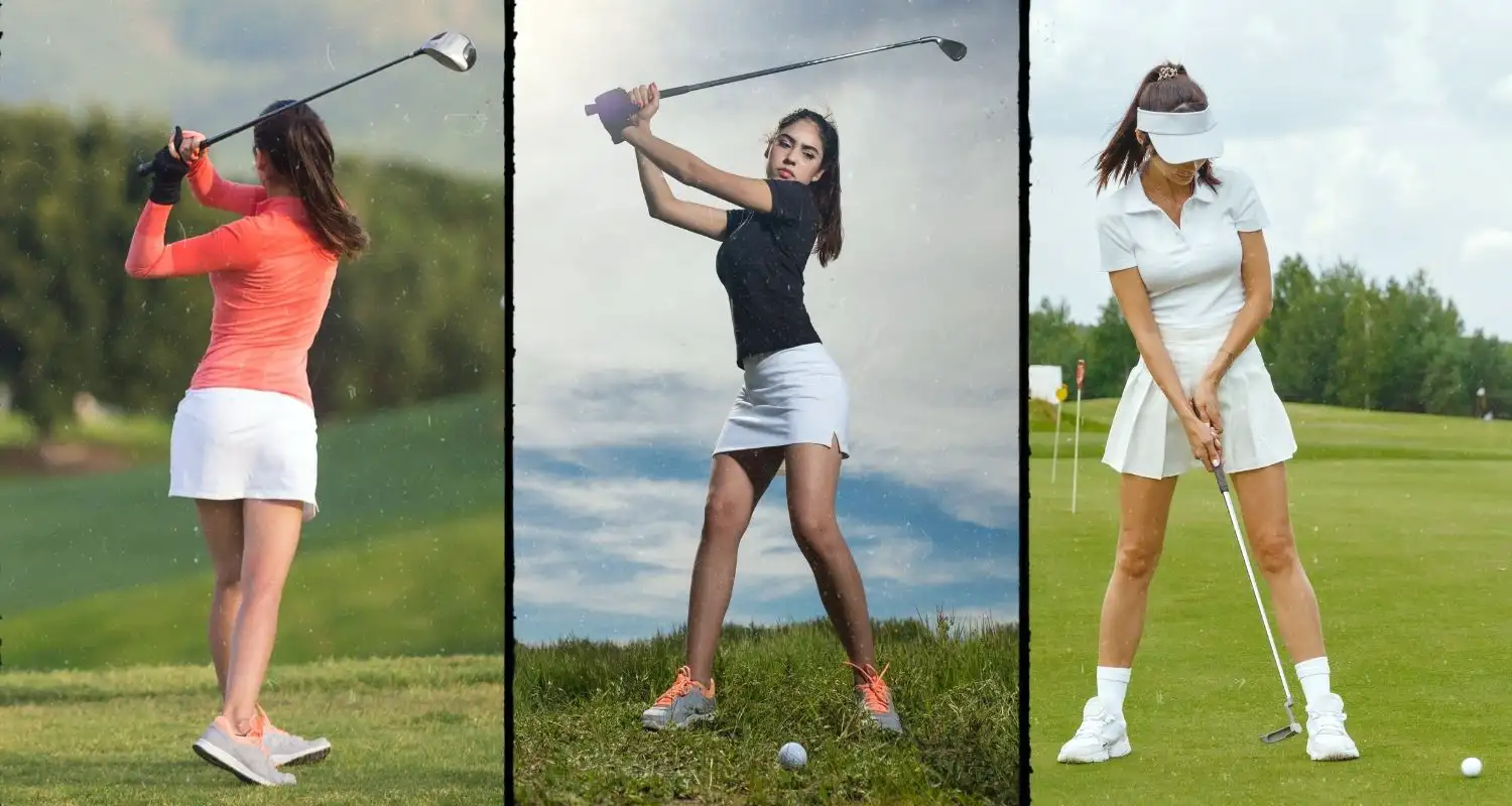 Why do female golfers wear short skirts