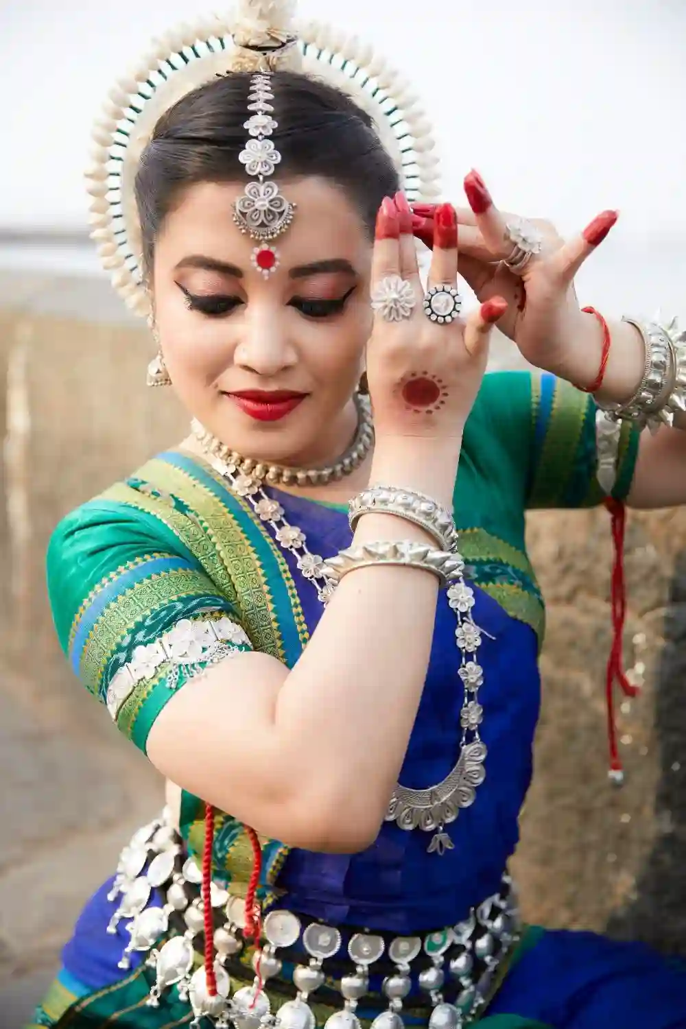 Woman in Indian Traditional Wear