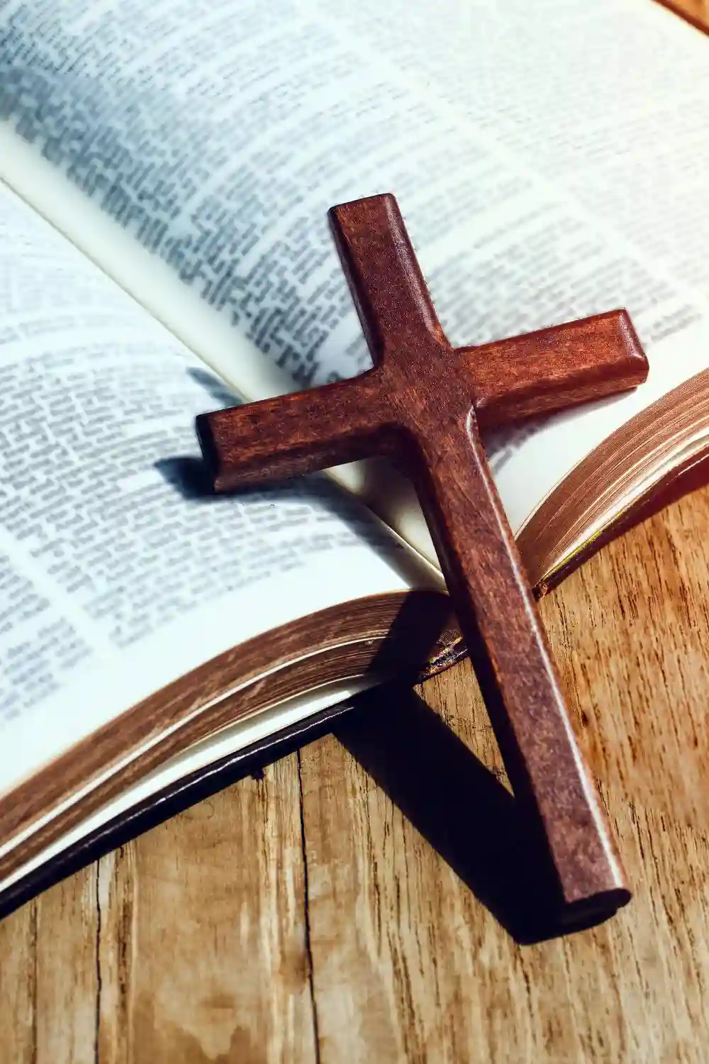 Christian Cross and Bible
