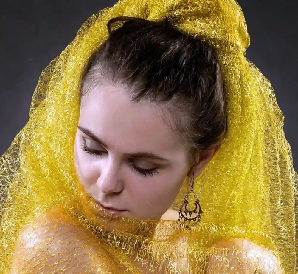 Women wearing yellow veil